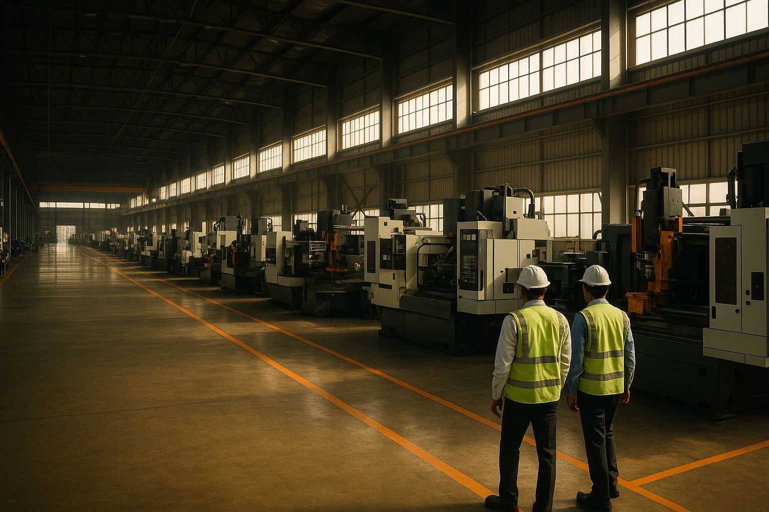 A modern manufacturing line inside an Indian plant